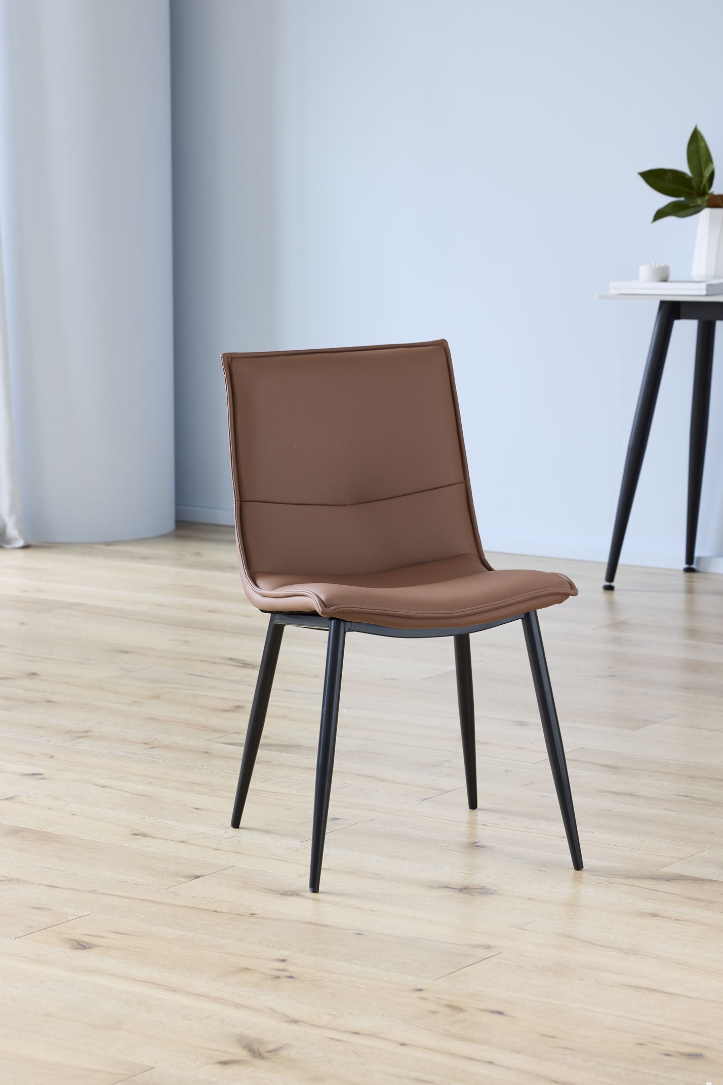 Larnell Dining Chair - Tan (Set of 2)