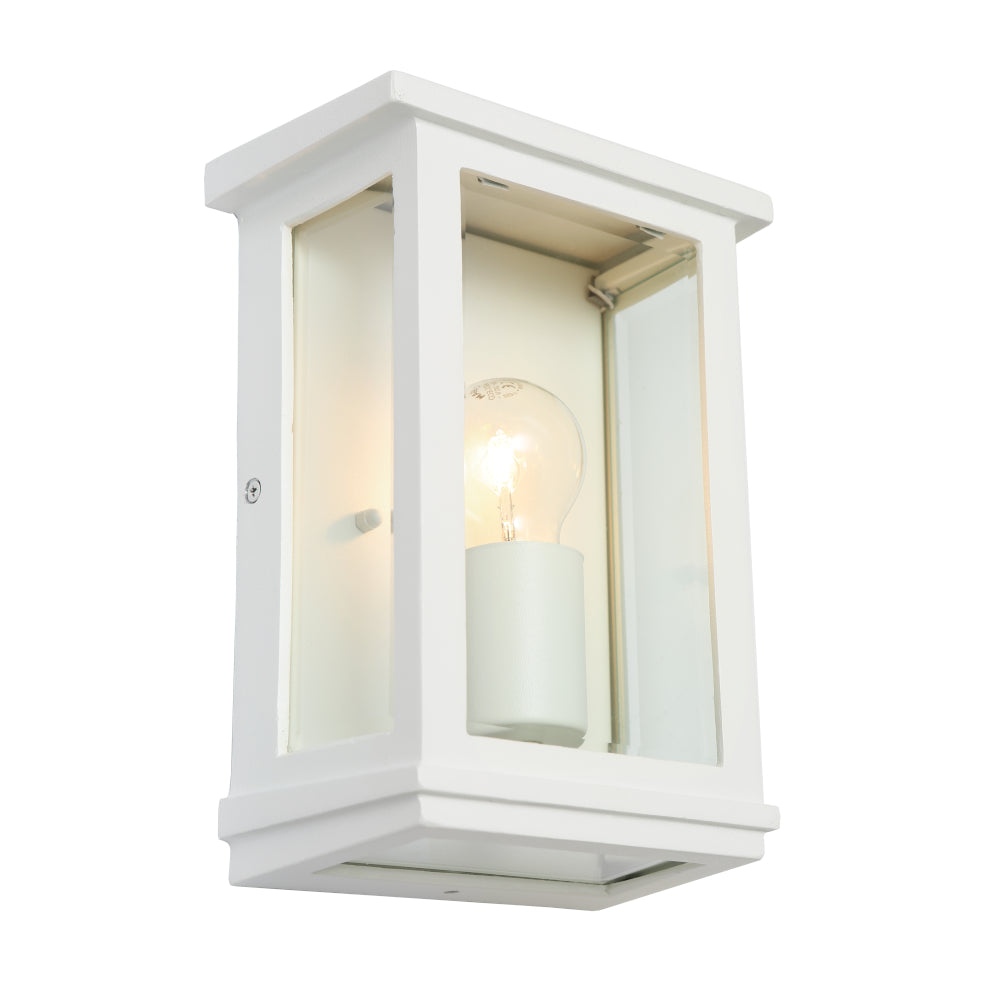 Marah Small Exterior Wall Light - White