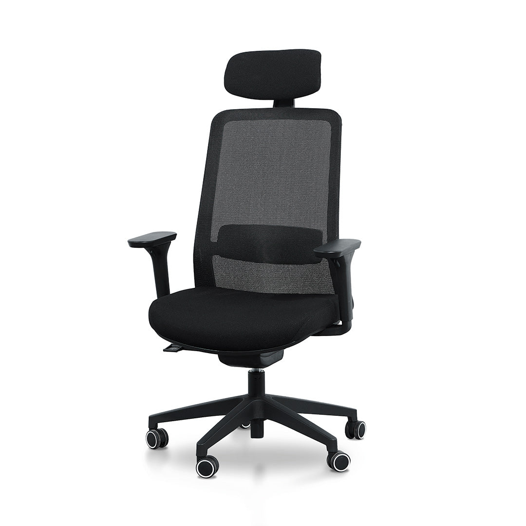 Walther Mesh Office Chair - Full Black