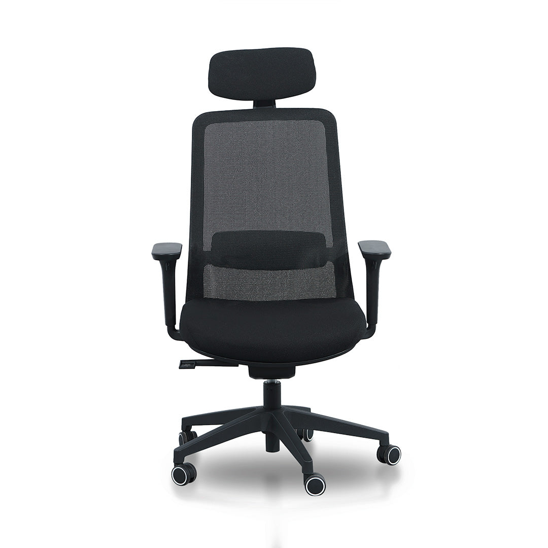 Walther Mesh Office Chair - Full Black