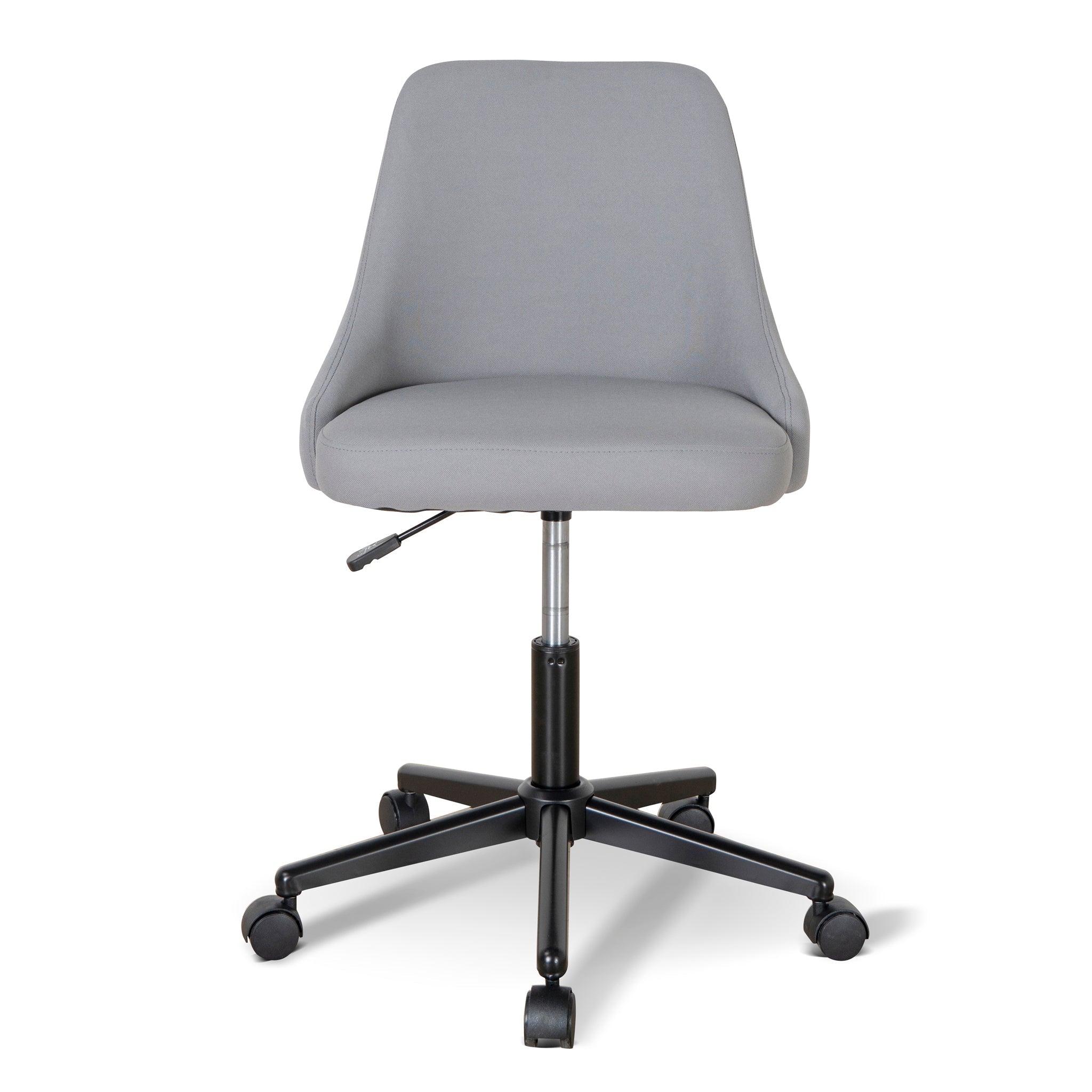 Ernesto Grey Fabric Office Chair - Black Base