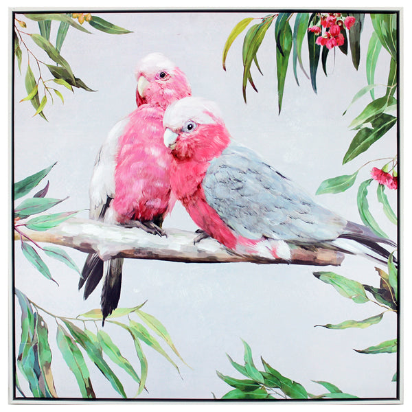 Rosie Galah Painting 83x83cm