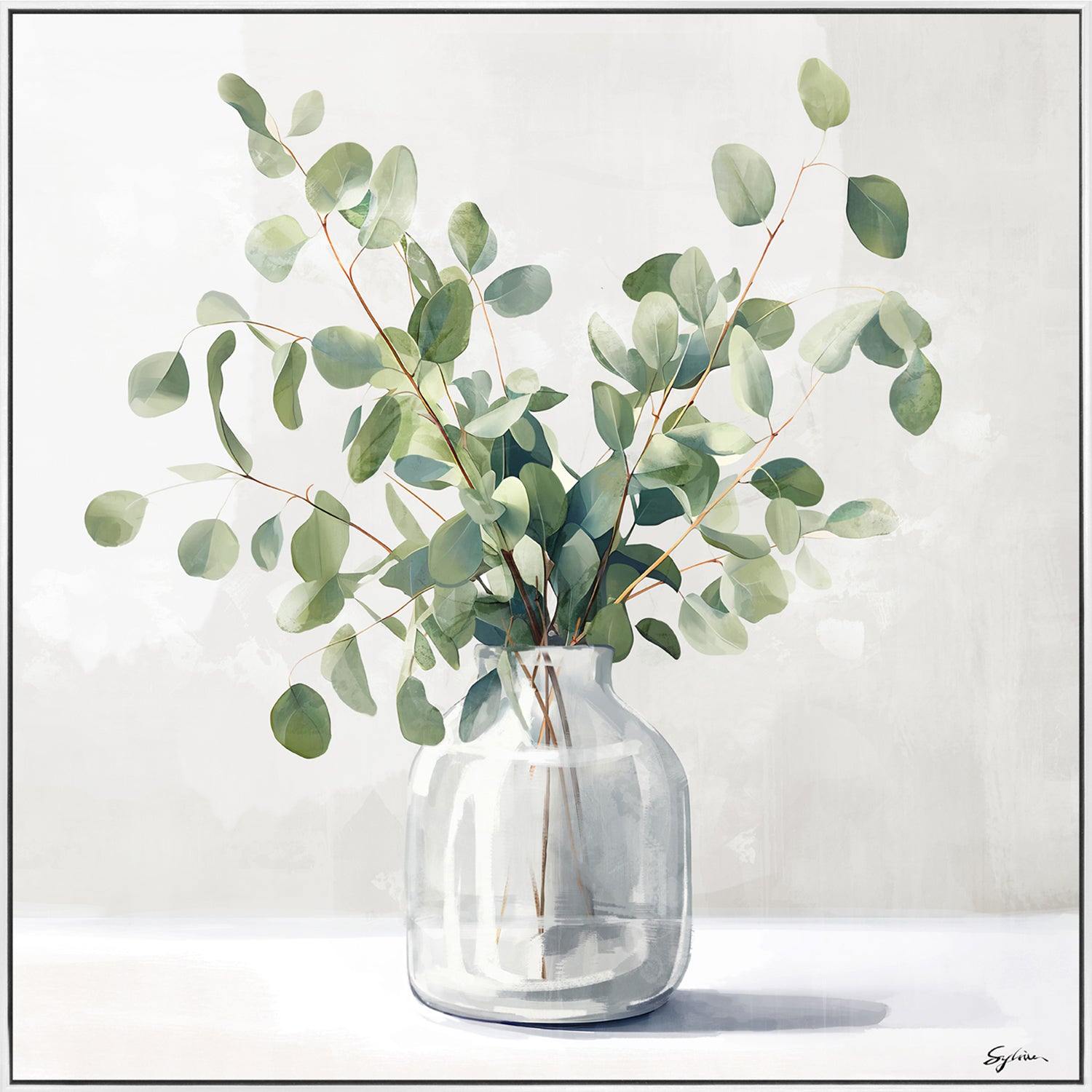 Foliage Finesse Painting 83x83cm