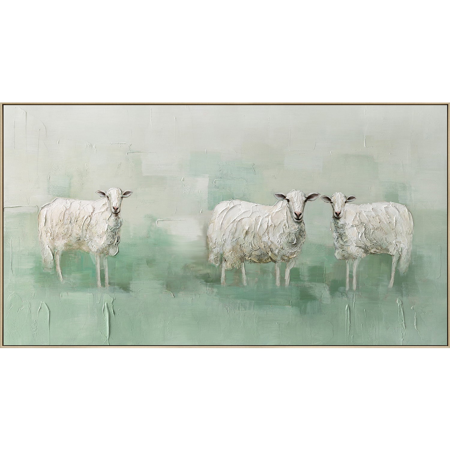 Fleece Fleet Painting 113x63cm