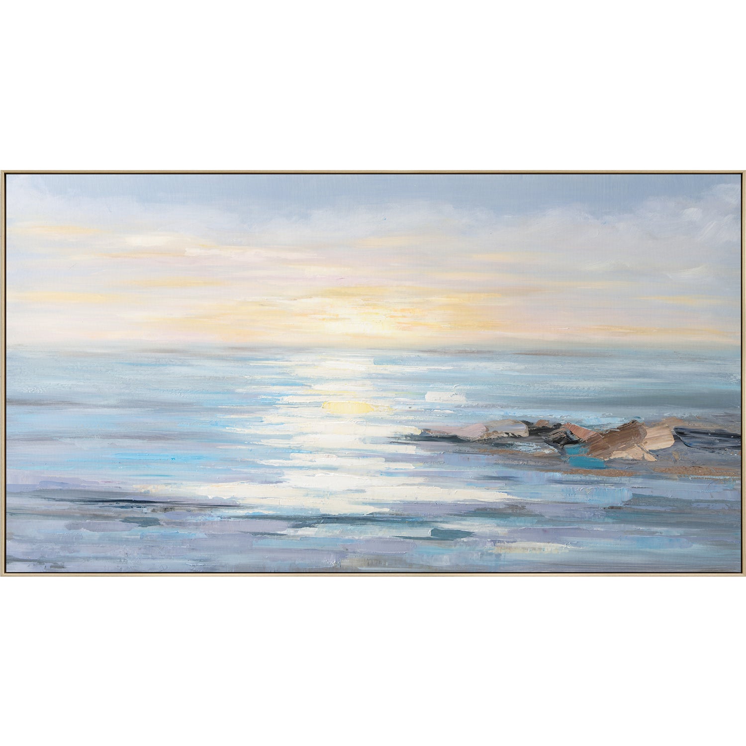 Serene Scenery Painting 113x63cm