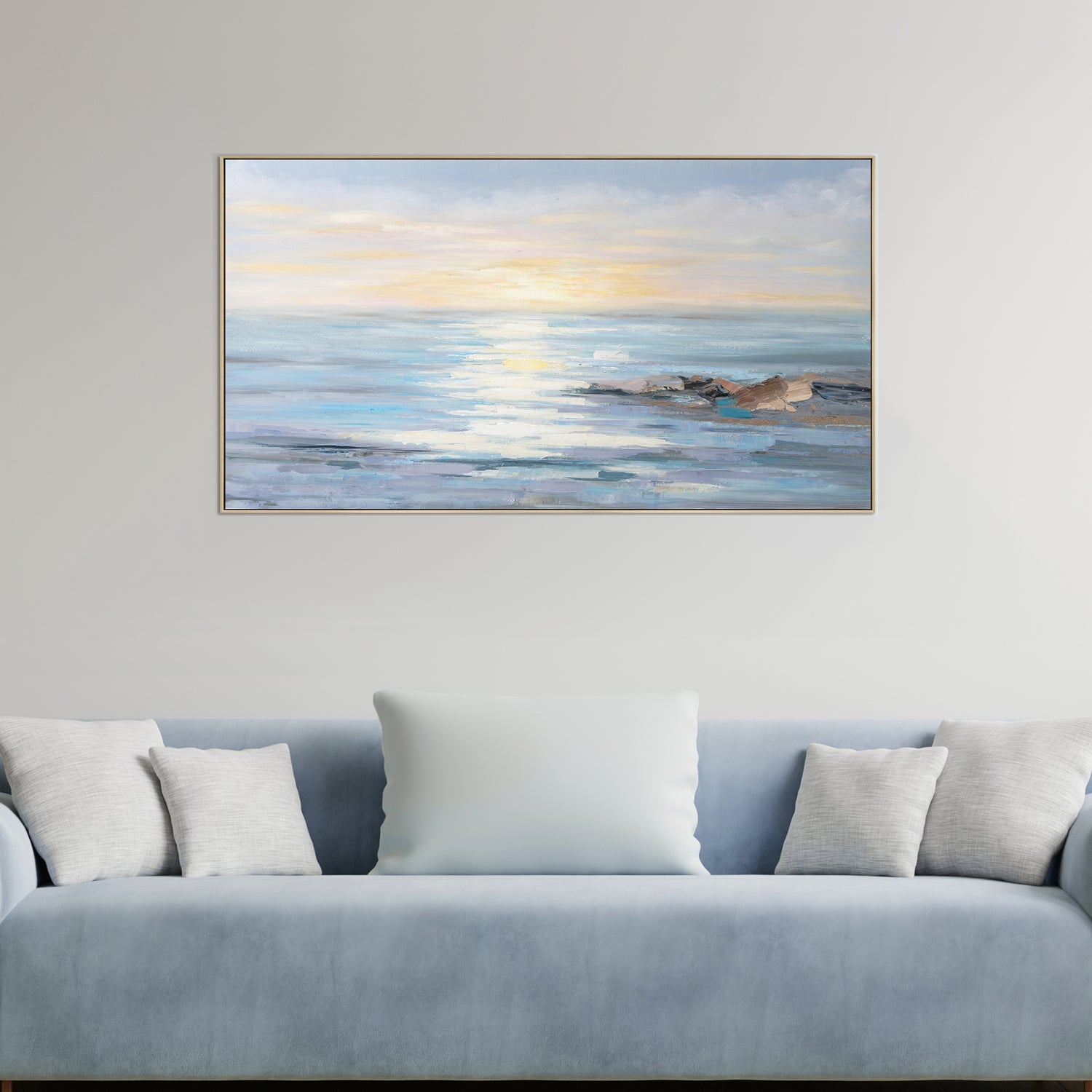 Serene Scenery Painting 113x63cm