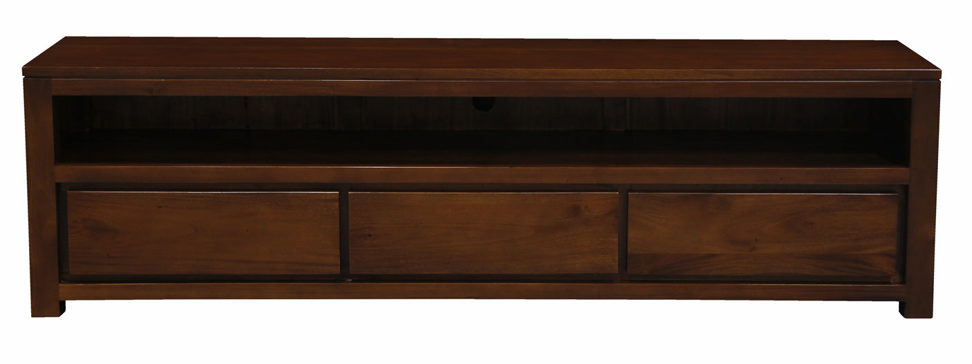 Amsterdam 3 Drawer Entertainment Unit - Mahogany