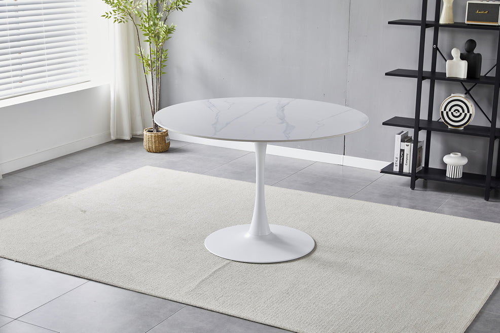 Scandi Dining Table Large - Snow White