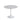 Scandi Dining Table Small - Snow White