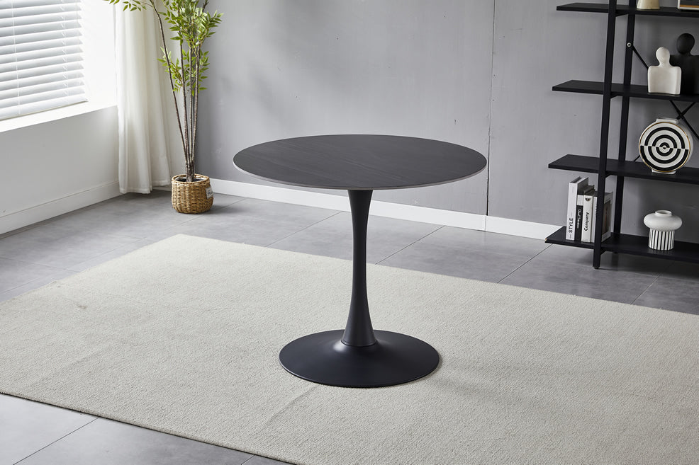 Scandi Dining Table Medium - Black Sand