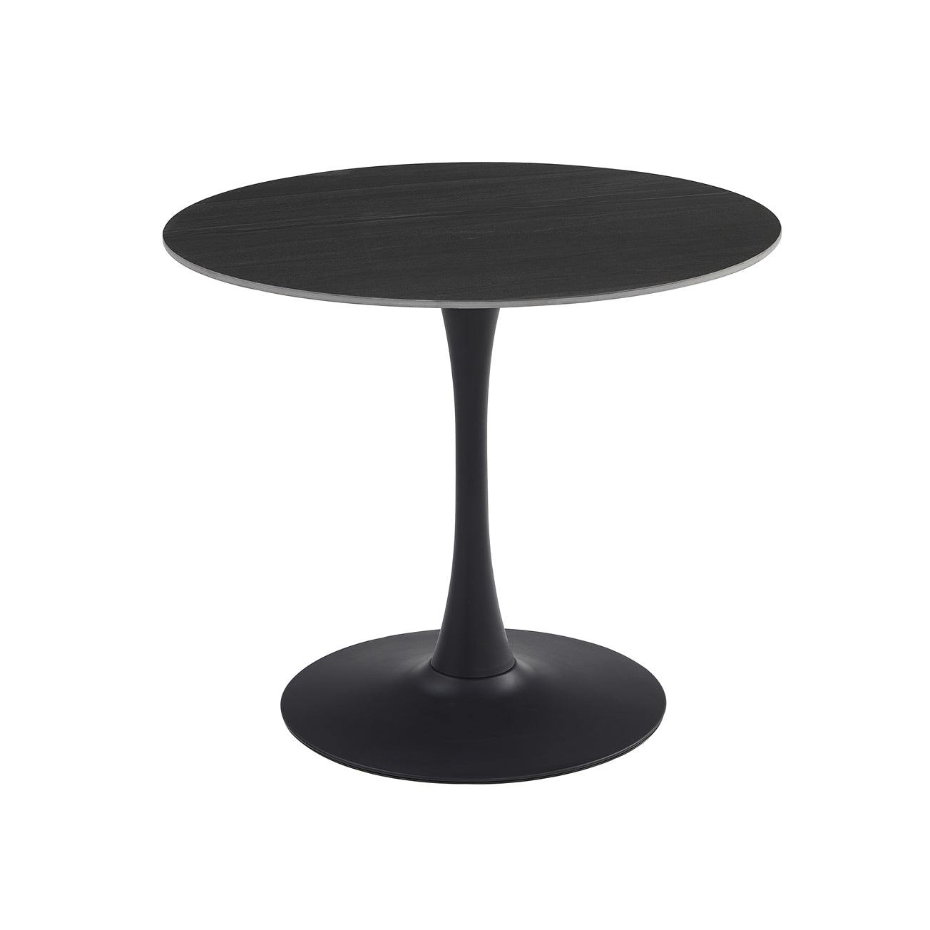 Scandi Dining Table Medium - Black Sand