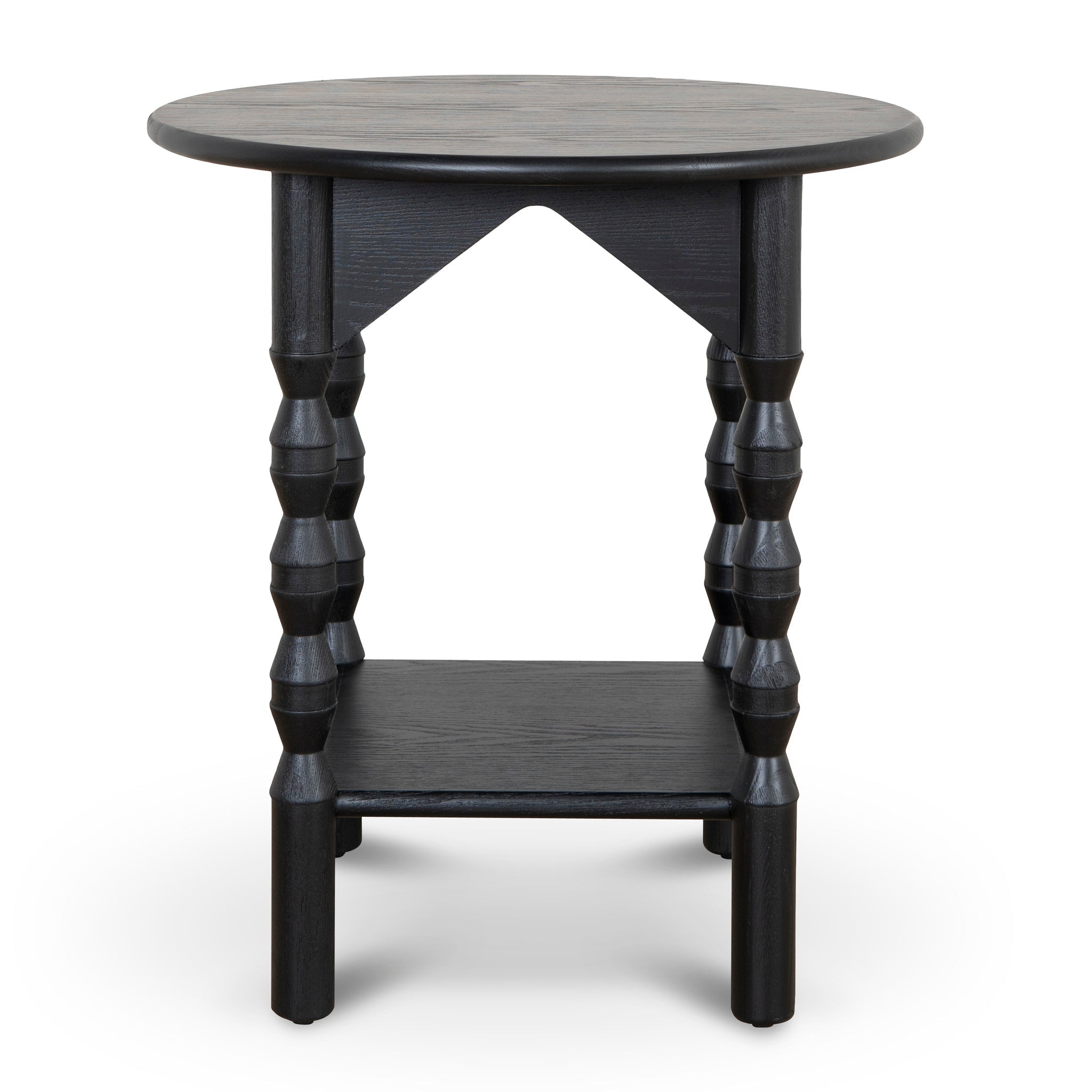 Globo 52cm Side Table - Full Black