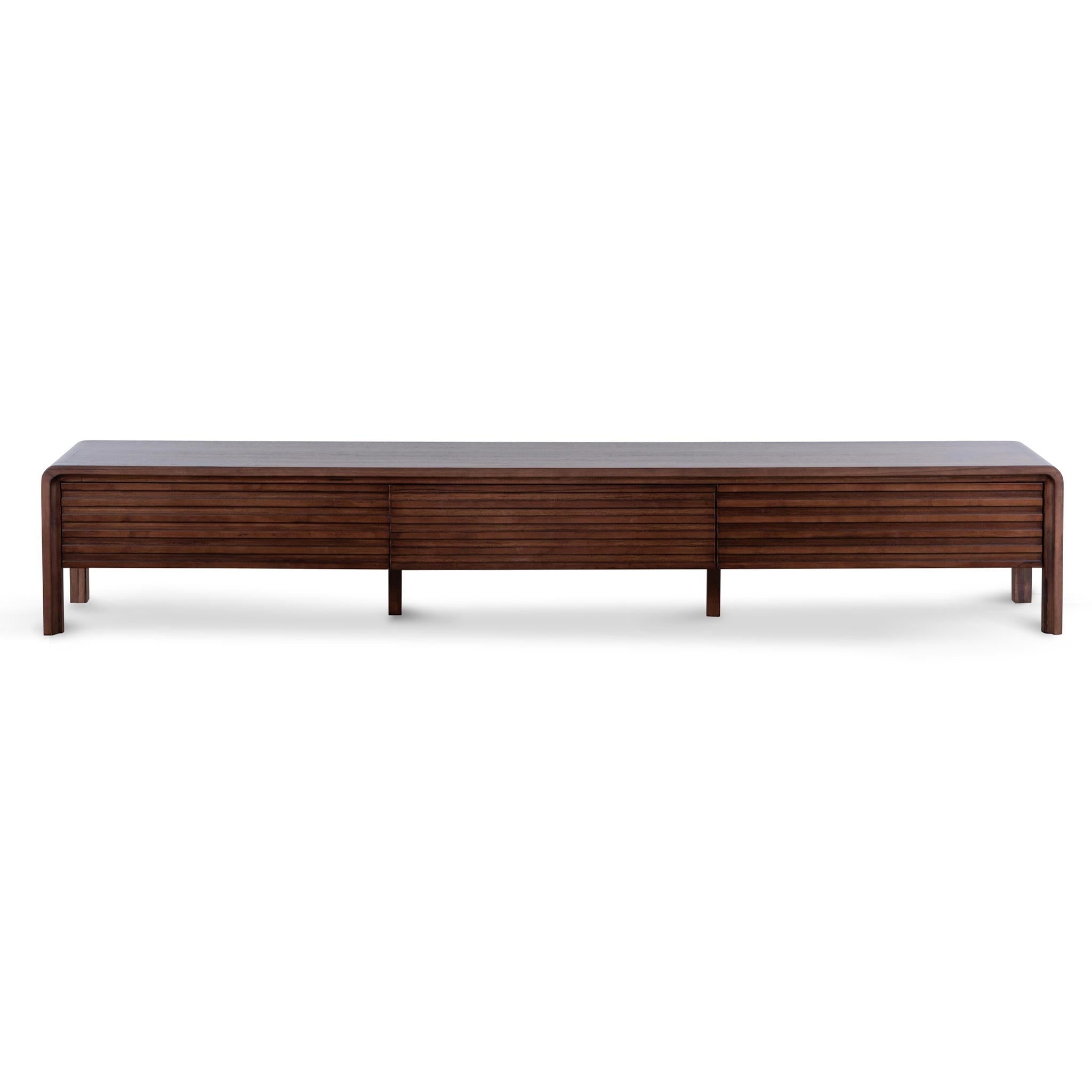 Amparo 2.2m TV Entertainment Unit - Walnut