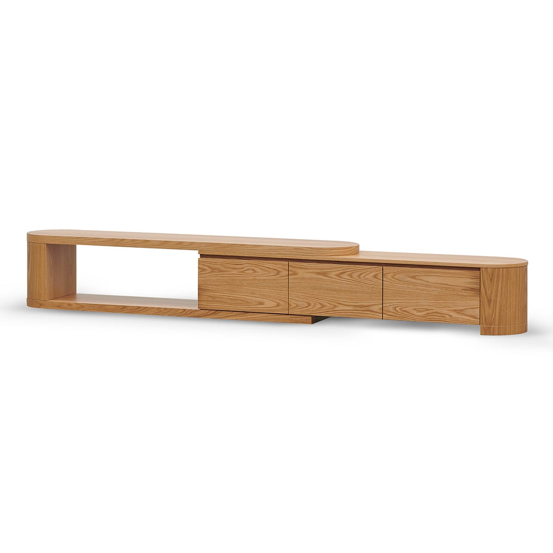 Eliza Extendable TV Entertainment Unit - Natural Oak