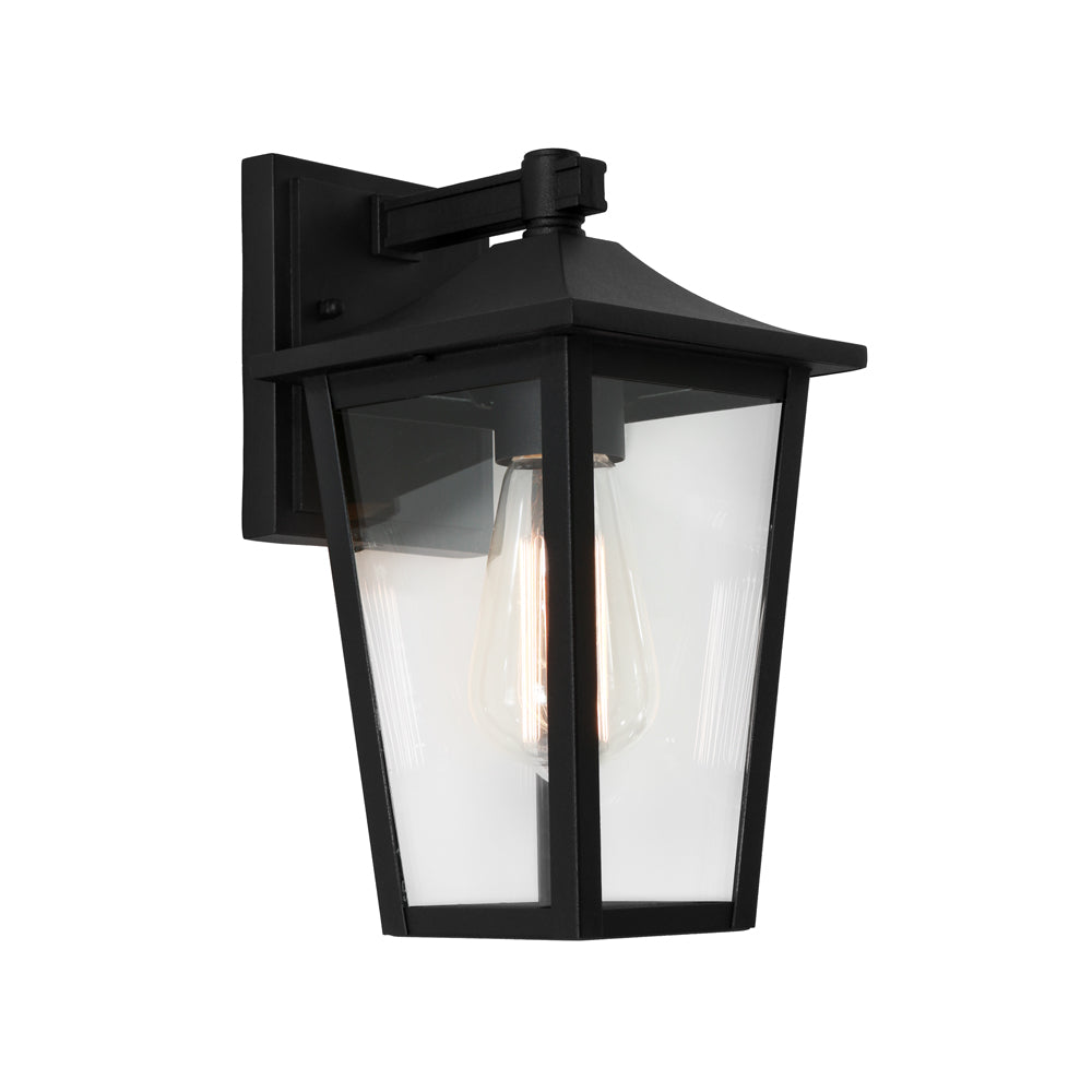 Yannah 1 Light Exterior Wall Light - Black