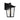 Yannah 1 Light Exterior Wall Light - Black