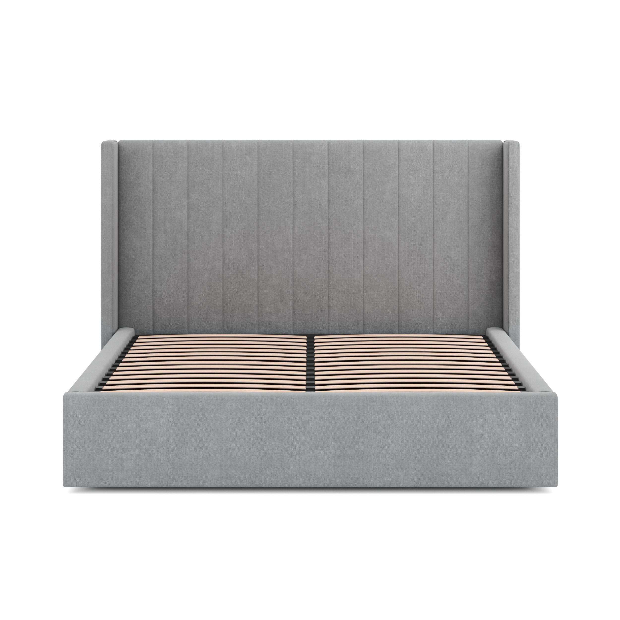 Hillsdale Wide Base Queen Bed Frame - Flint Grey