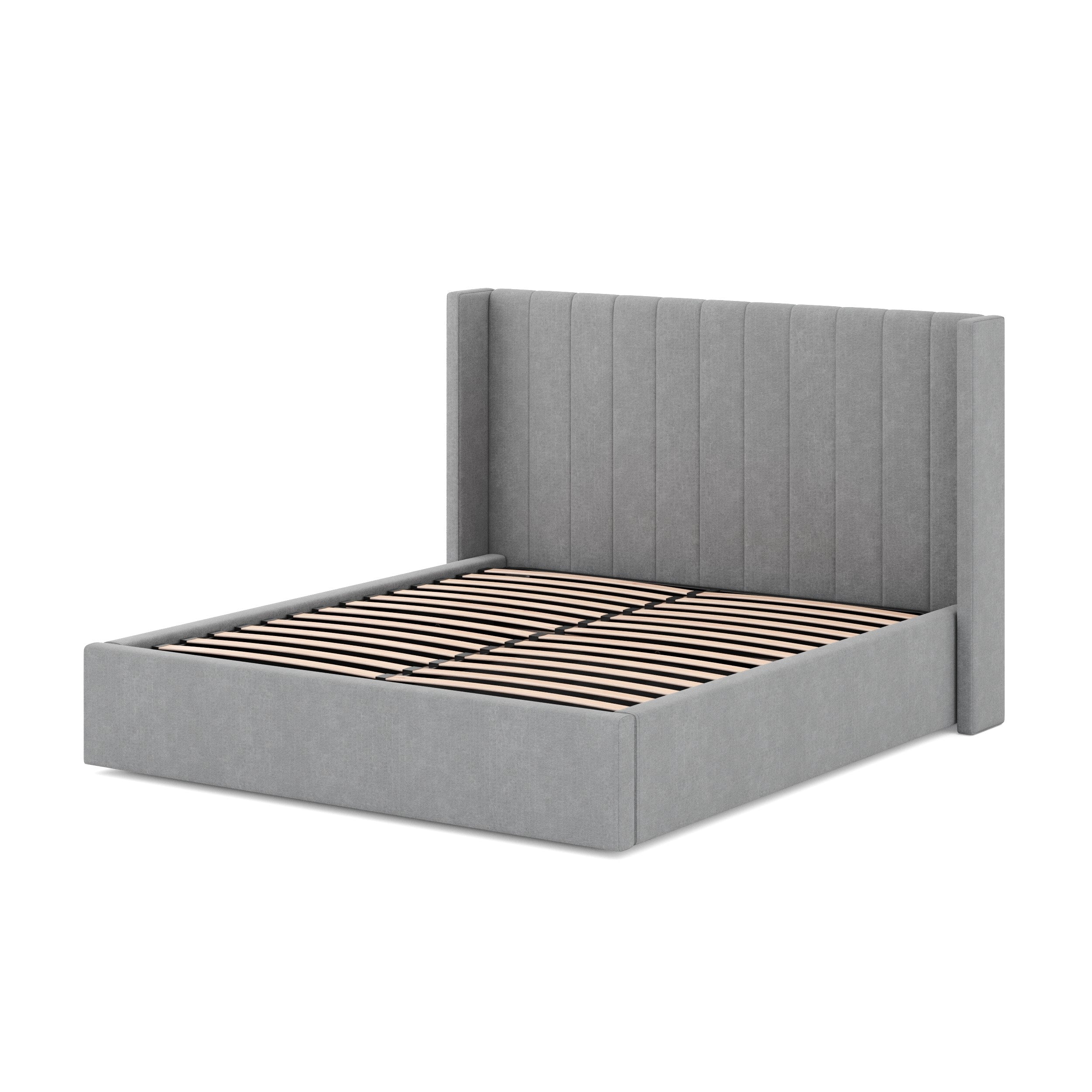 Hillsdale Wide Base King Bed Frame - Flint Grey