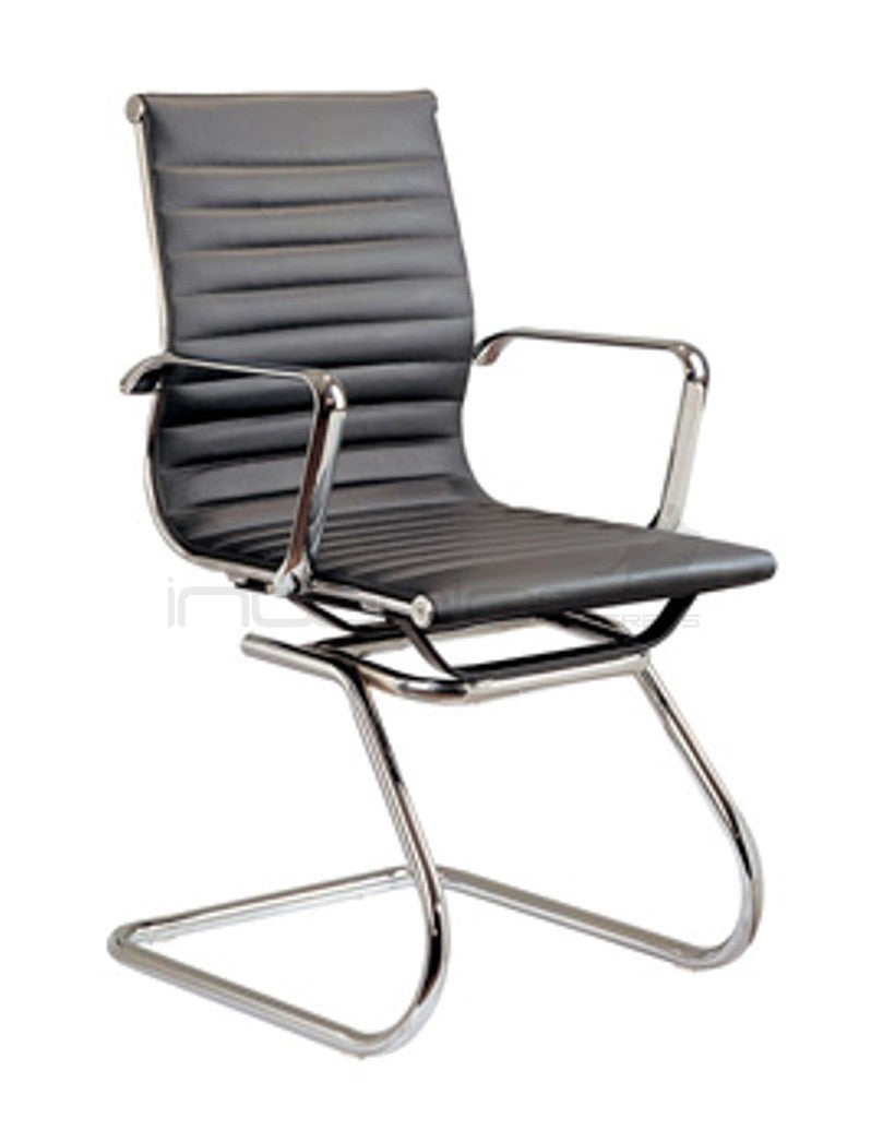 Charlie PU Leather Office Chair - Black