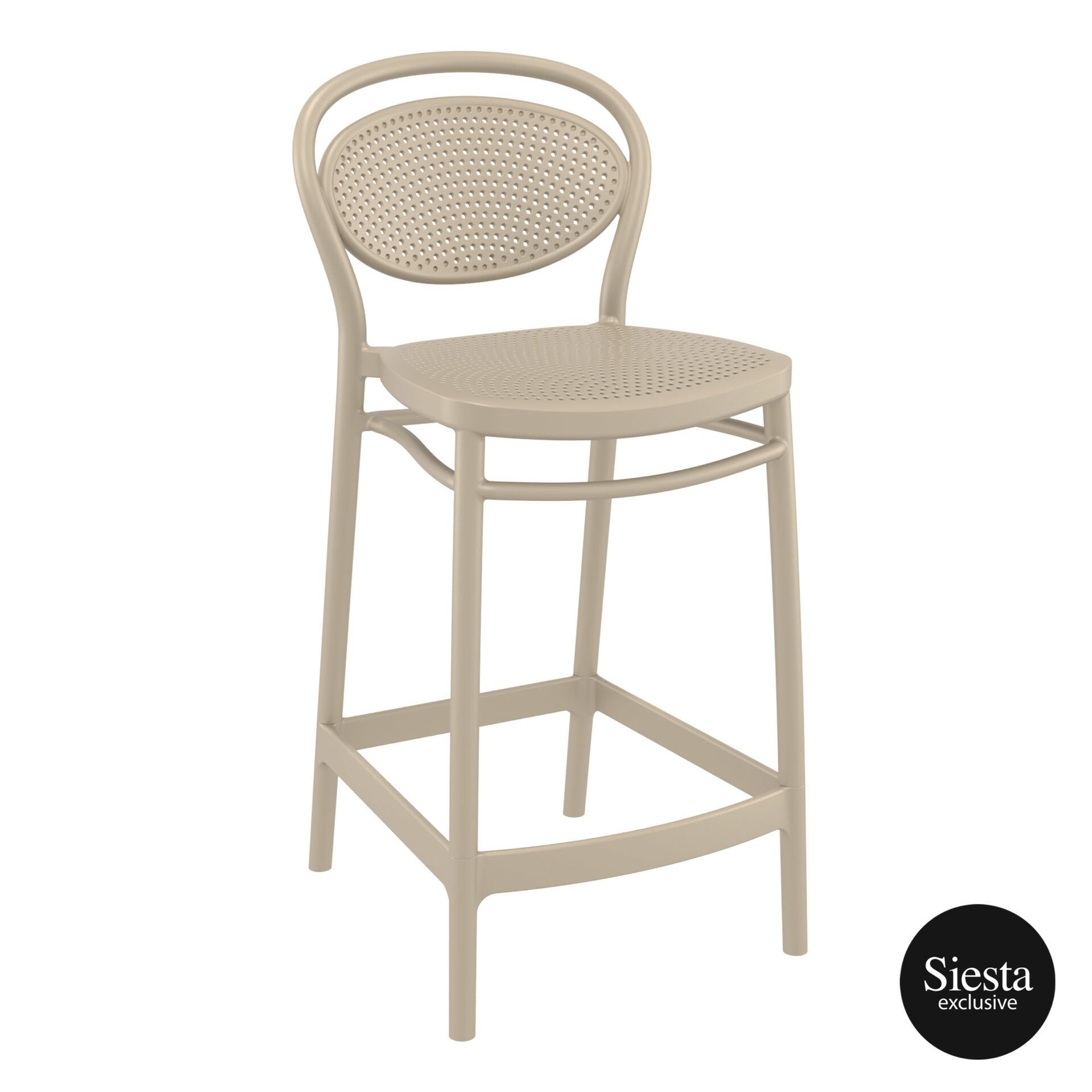 Marcel Barstool 65 - Taupe (MOQ of 2)