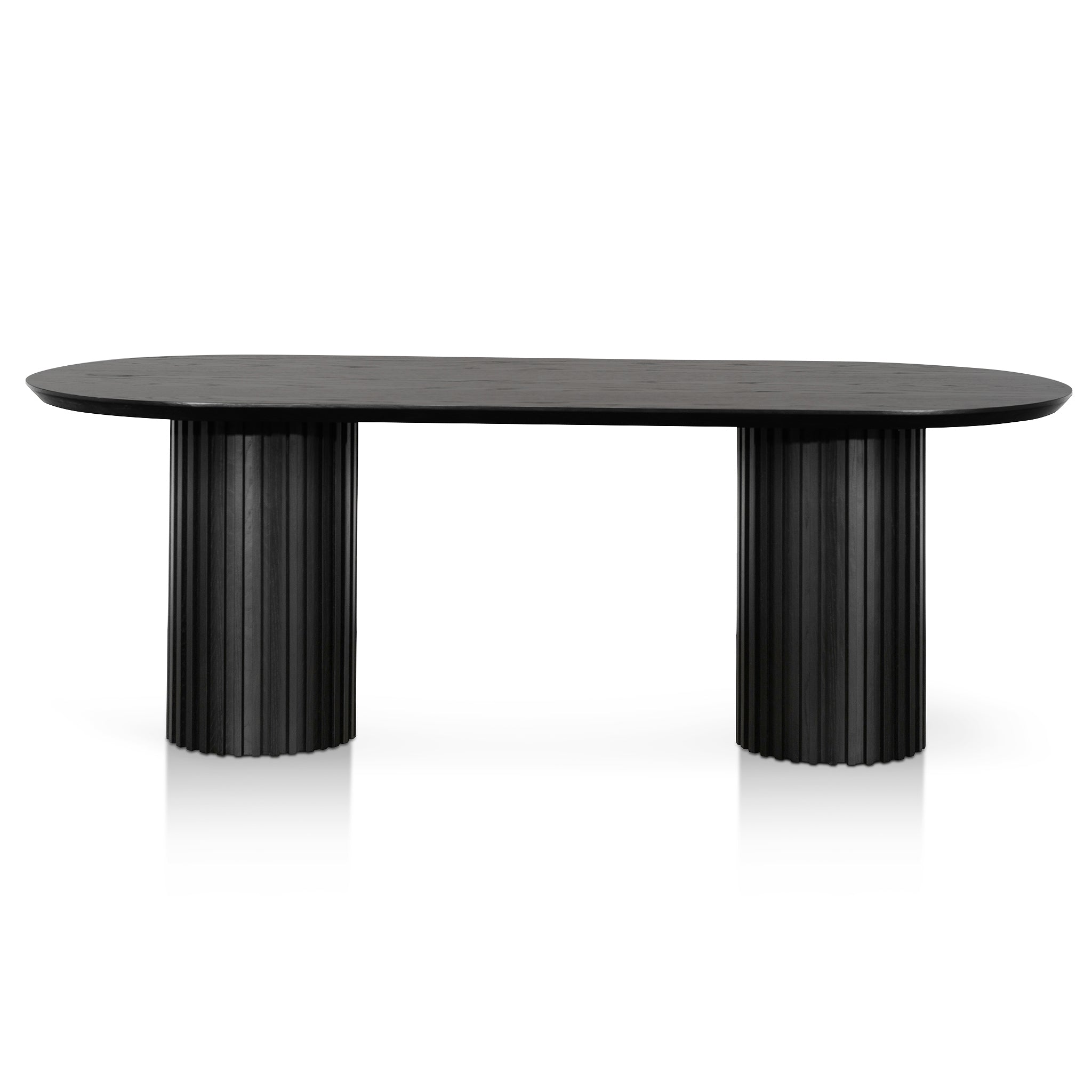 Marty 2.2m Wooden Dining Table - Black