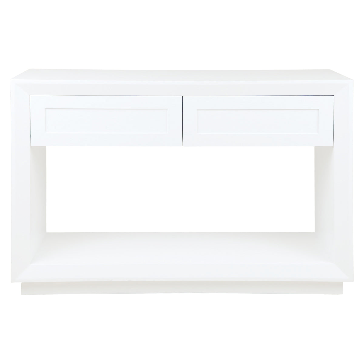 Balmain Oak Console Table - Small White