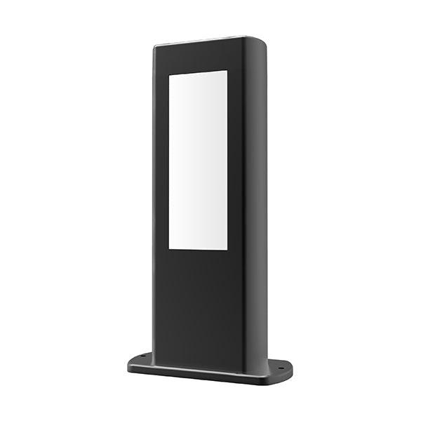 Bollard Light 10W Rectangular Matte Black 3000K IP54 H300mm 560LM