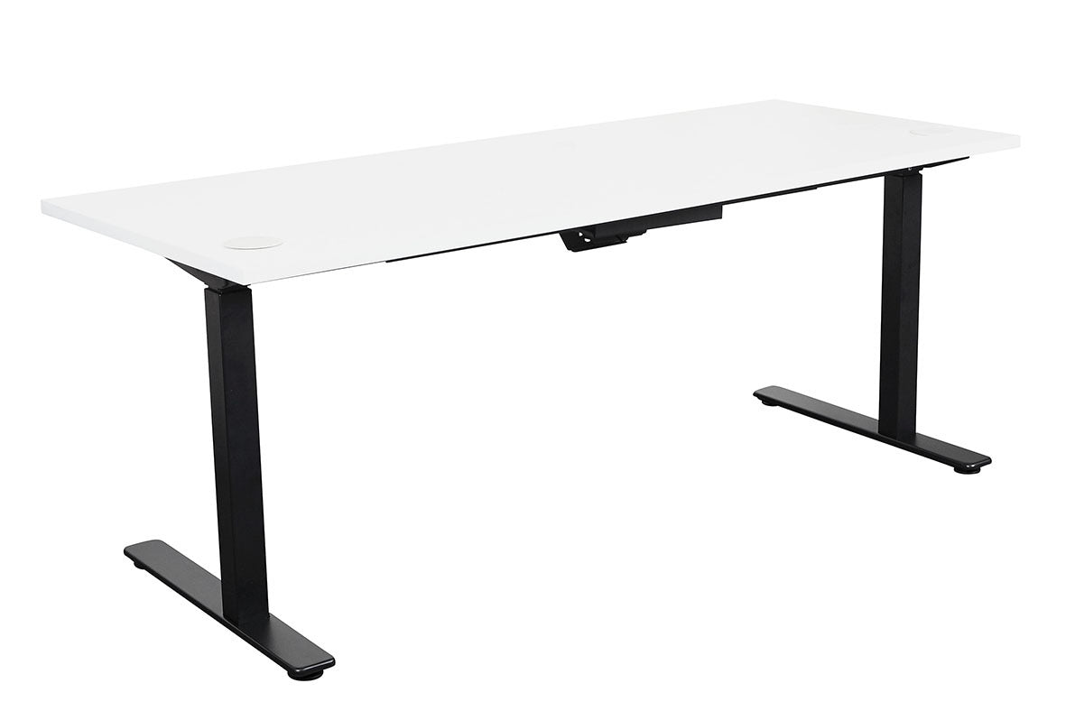 Summit Electric Height Adjustable Straight Desk