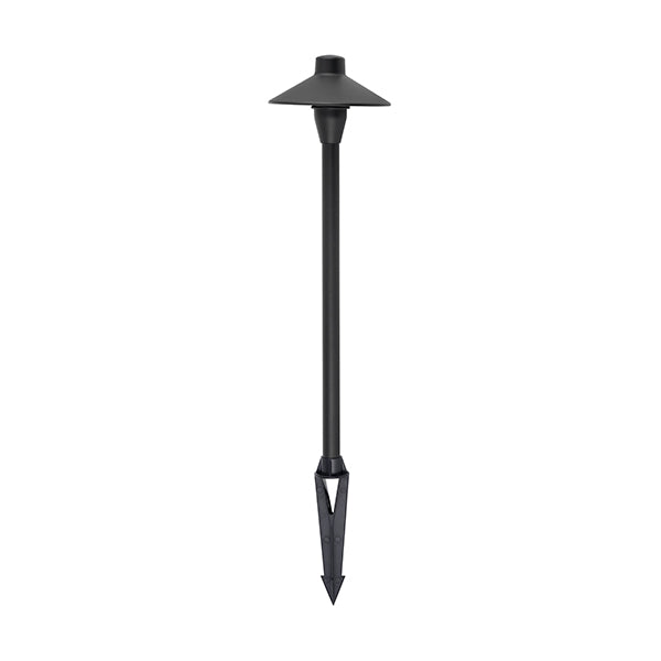 Garden Spike Light Fixed 12V G4 Matte Black IP54 L800mm Low Glare