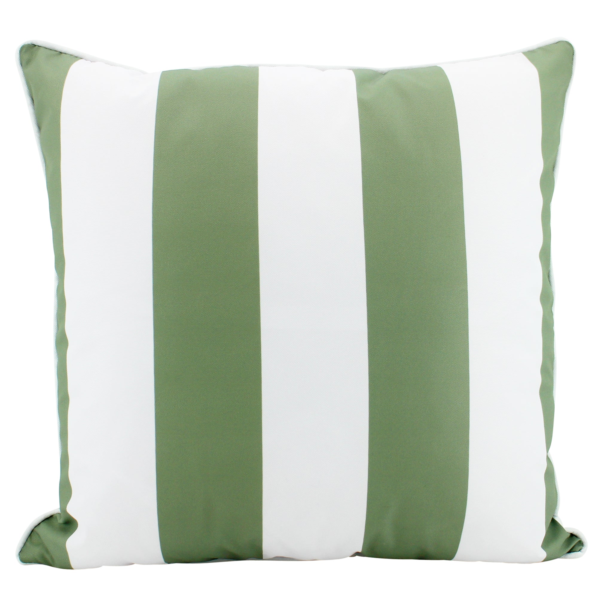 Outdoor Stripe Olive Cushion 50x50cm
